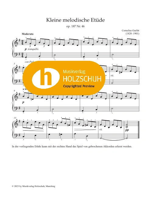 Kleine melodische Etüde